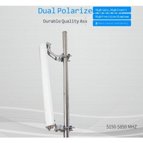 5.8GHz 15dbi high gain outdoor dual polarization wireless WiFi signal antenna plate sector communication antenna