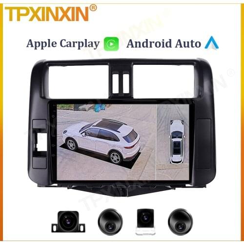6+128G For Toyota Land Cruiser Prado 150 2009 - 2013 Android Car Multimedia Viedo Player Auto Radio Stereo GPS Navigation Wifi