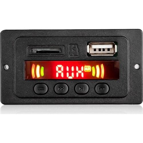 Kebidu Car MP3 Player FM Radio Bluetooth Audio Decoder Board With Recording Function Supports MP3/USB/TF/LINE IN/FM/BLUETOOTH