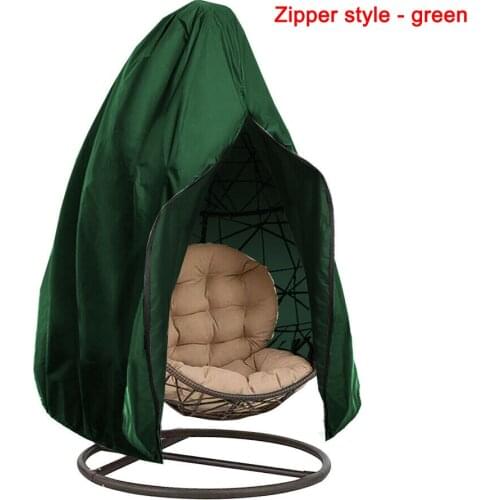 Chair Cover Waterproof Patio Egg Swing Chair Dust Cover Protector With Zipper Protective Case Outdoor Hanging Egg Chair Cover