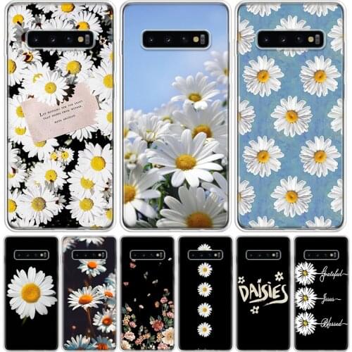 Floral Daisy Daisies Art Cover Phone Case For Samsung Galaxy A51 A71 A50 A10 A20E A30 A40 A70 M30S A01 A21 A6 A7 A8 A9 Plus + Co