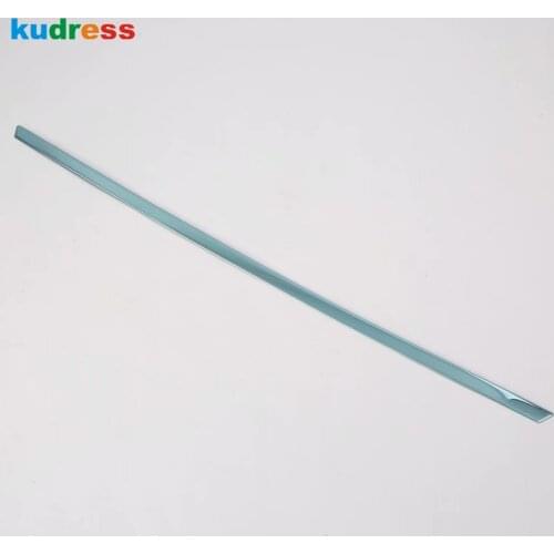 For Ford Focus 2019 2020 sedan 4doors Stainless Steel Rear Trunk Lid Cover Tailgate Door Handle Trim Garnish Molding Strip