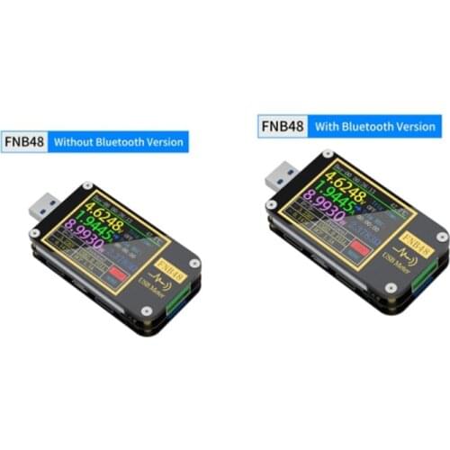 FNB48 Voltmeter Ammeter Current Voltmeter USB Tester PD Trigger QC4 + PD3.0 2.0 PPS Fast Charging