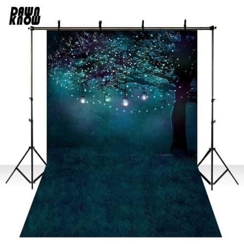 DAWNKNOW Fantasy Tree Light Photography Background Backdrop Fairy Tale Baby Photocall Children Wedding Photo Shoot Studio GY325