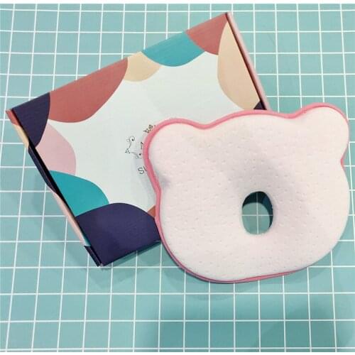 Head Shaping Baby Nursing Pillow Anti Roll Memory Foam Pillow