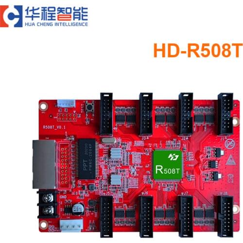 HD-R508 huidu full color receiving card with HUB75E port for video wall panels full color lled control card