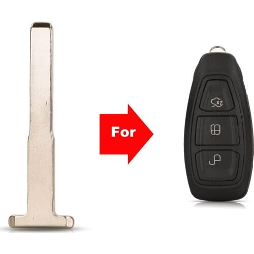 Jingyuqin 10ps/lot Remote Folding Flid Blank Key Uncut Blade For Ford/Mondeo/Fiesta/Focus/Titanium Car Key