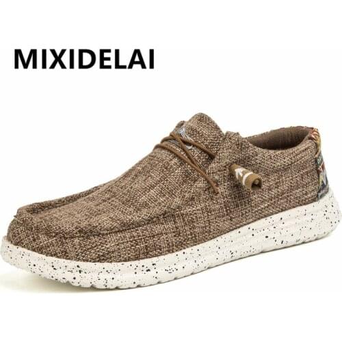 Large Size Outdoor Mens Casual Denim Canvas Shoes Vulcanize Shoes Fashion Luxury Style Designer Breathable Men Sneakers Loafers