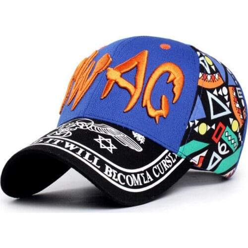 New Letters Embroidery Cap Outdoor Leisure Baseball Caps Adjustable Hip Hop Trendy Hat 100%Cotton Women Man Graffiti Hats