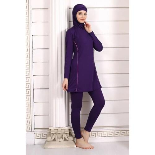 Outsize Lycra Full Off Hijab Swimwear Turkish' Muslim Swimsuit Burkinis Modest Clothing Islamic Long Sleeves Hijab Full Cover