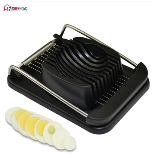 SHENHONG Multifunction Wheat Straw Cut Egg Slicers Tools Dividers Preserved Egg Splitter Cut Eggs Kitchen Essential Cooking Tool