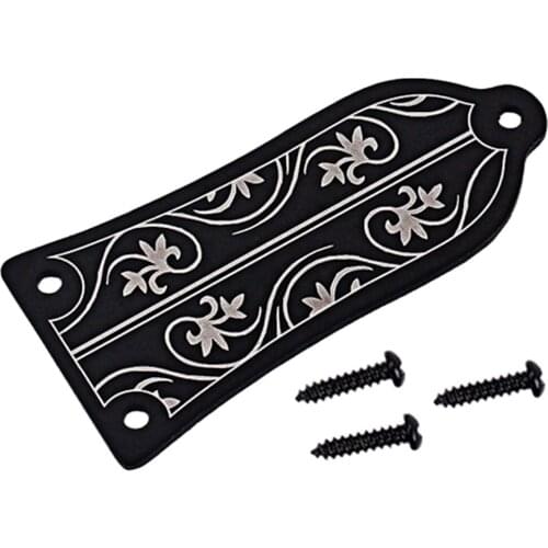 Finest Alloy 3 Hole Truss Rod Cover Set Electric Guitar Accessory Replacement Guitar Truss Rod Cover