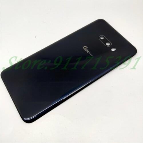 Original Back Battery Cover Rear Glass Door Housing Case For LG G8X ThinQ LMG850EMW Replacement Battery Cover