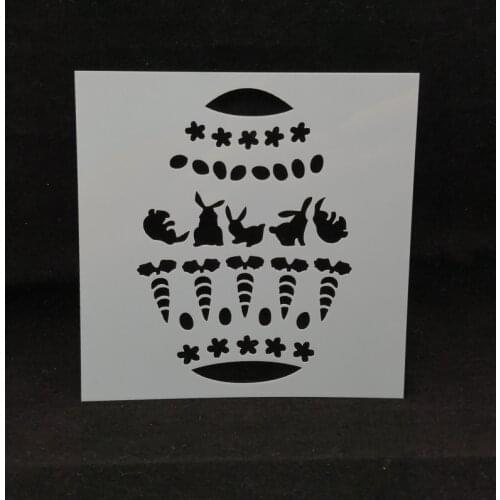 Rabbit carrot Plastic Layering Stencils for DIY Scrapbooking/photo album Decorative Embossing DIY Paper Cards Crafts