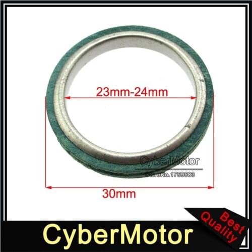 Exhaust Muffler Pipe Gasket For GY6 125cc 150cc Moped Scooter Taotao JCL Qingqi Peach Jonway Redcat Kazuma Roketa unl NST BMS