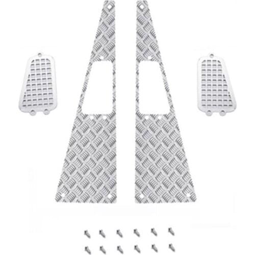 For MN D90 D99S MN99S 1/12 RC Car Upgrade Parts Metal Anti-Skid Plate Intake Grille Accessories