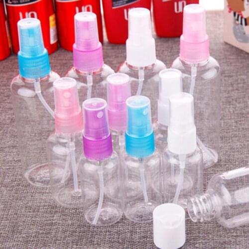 1PC 30/50/100ml Transparent Refillable Bottle Portable Travel Lotion Perfume Spray Pump Bottle Empty Bottle Container