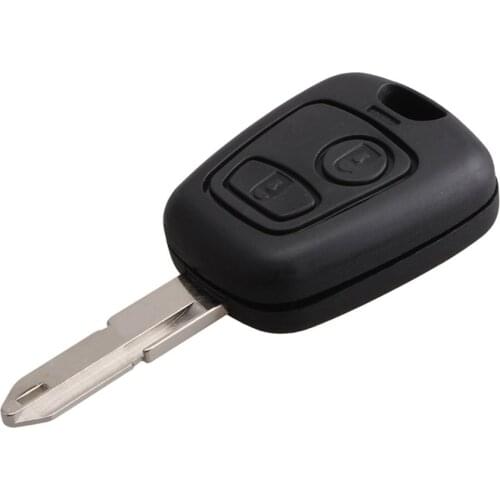 2 Buttons Remote Control Car Key Blade Remote Key Fob Controller For PEUGEOT 206 434MHZ With PCF7961 Transponder Chip