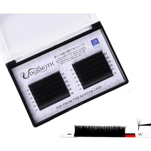 Eyelash Extension Bloom Auto Fans Eyelash Lashes Auto Fan Magnetic Camellia 2D 3D 6D eyelash Each row of mixed length