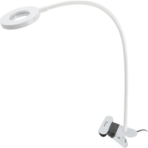 Clamp Type Adjustable Gooseneck LED Ring Light Microscope Side Illuminator Lamp Circle Fill Light Lamp For HDMI USB Video Camera