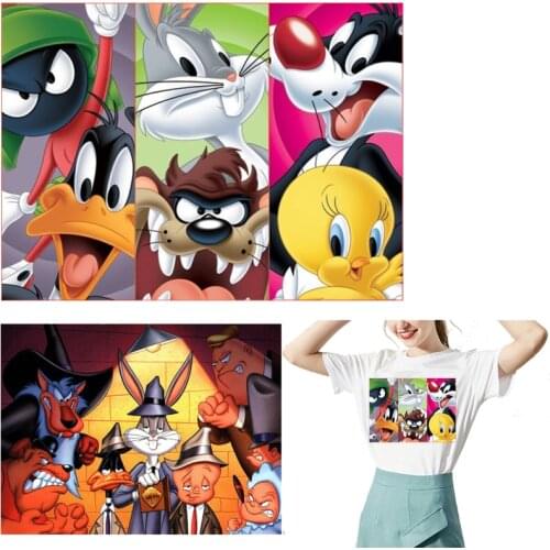 Cute Cartoon Patches Duck Thermal Sticker on Clothes Iron-on Transfers for Clothing Thermoadhesive Patch Diy Applique for Kids