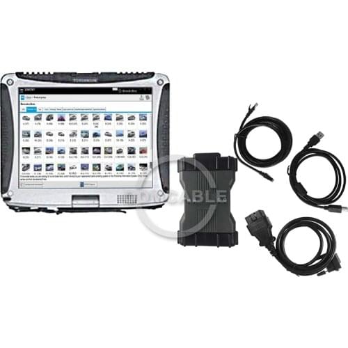 Top MB Star C6 MB Diagnostic SD Connect for benz C6 DOIP Diagnosis HDD car diagnostic scanner tool with CF19 tablet laptop