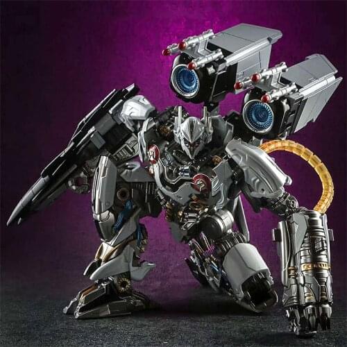 Transformers Toys Black Mamba LS-01 Nitrogen Zeus Ghost Fighter Alloy Enlarged Version Aircraft Robot Model