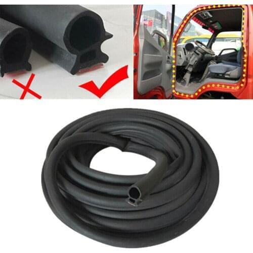 OLOMM 16.4 FT/5M Semi Truck Lorry Van Door Seal Strip Rubber Weather Stripping Moulding