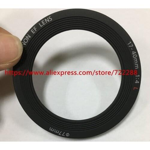 Repair Parts For Canon EF 17-40MM F/4 L USM Lens Front Lens Name Ring YB2-0379-000