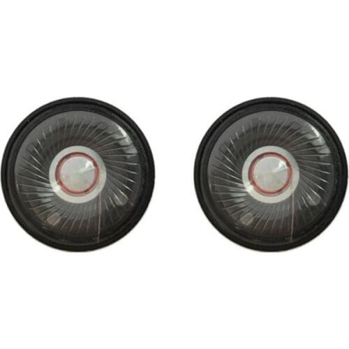 2PCS Black Durable 50mm Headphone Speaker Headset Driver 32Ohm 112db HIFI Speaker Repair Parts for Headphones