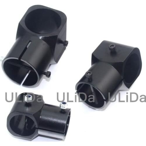 2x Multi axis aircraft Landing gear Aluminum Alloy three channel Tripod 20mm 25mm 30mm Carbon fiber tube connector UAV Drone