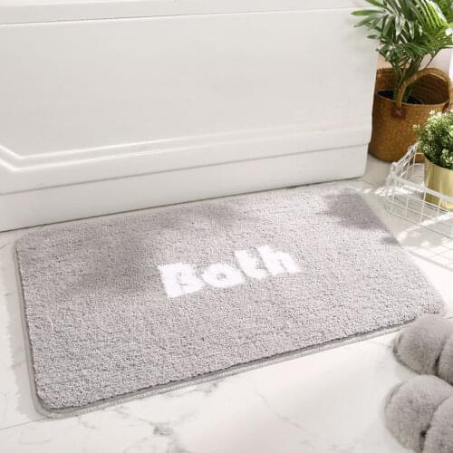 Bathroom Door Absorbent Floor Mats Quick-drying Toilet Door Non-slip Floor Mats Nordic Style Household Toilet Door Mats
