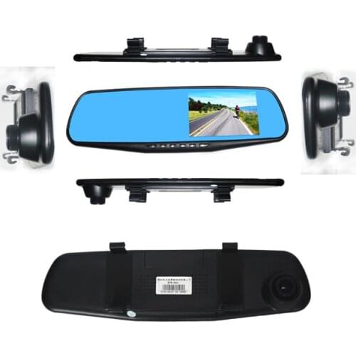 Car Rearview Mirror Driving Recorder 1080P HD Blue Screen Anti-glare 2.8-inch Blue Mirror