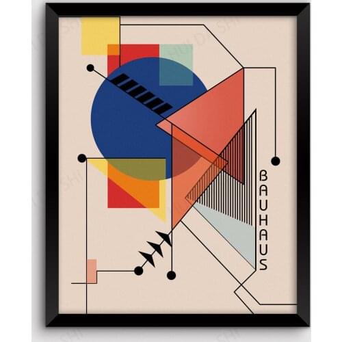 Bauhaus Geometric Wall Art, Bauhaus Print, Weimar , Bauhaus Poster, Bauhaus Exhibition, Abstract Wall Art, Art Print
