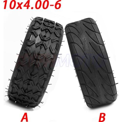 10x4.00-6 Tubeless Vacuum Tire for Electric Scooter Balance Car Mini Motorcycle 10*4.00-6 Anti Slip Off-road Tire