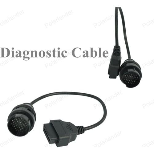 Free Shipping Car Scanner Cable OBD OBD 2 Interface 16 Pin TO 38 Pin for Benz Car Diagnostic Cable Wholesale