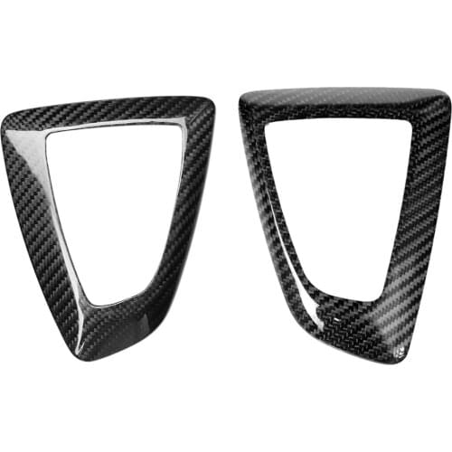 Real Carbon Fiber Gear Shift Box Panel Cover Trim Fit forBMW F20 F21 F22 F23 F30 F32 F33 F34 F35 F36 Accessories