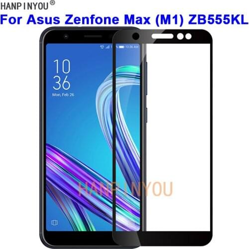 For Asus Zenfone Max (M1) ZB555KL 5.5" New 9H Hardness 2.5D Full Cover Toughened Tempered Glass Film Screen Protector Guard