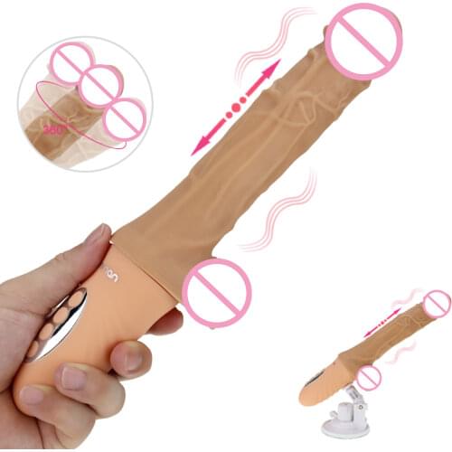 Remote Control Thrusting Dildo for Women Realistic Penis Vibrators Lesbian Toy Sex Machine Silicone Big Dick Female Masturbation