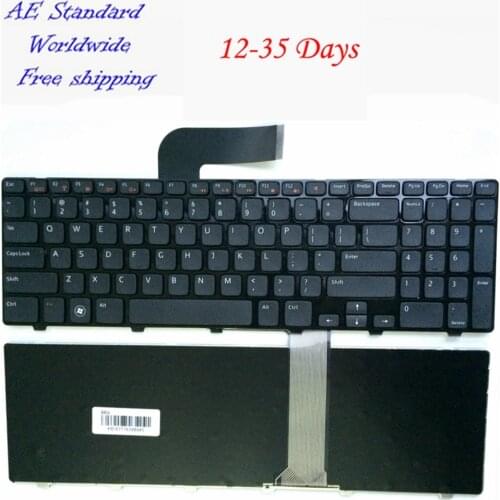 US laptop keyboard For DELL For Inspiron N5110 15R Ins15RD-2528 2728 2428 Black New English