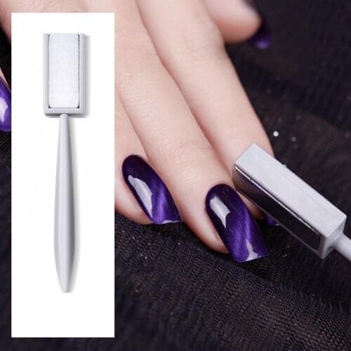 Nail Magnetic Stick Polsh Set Cat Eye Effect Double-Headed Nail Art Magnet Stick Gel Polish Manicure Salon Tools