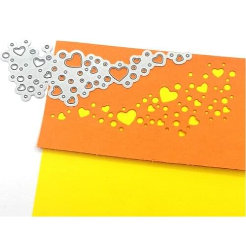 Julyarts Heart Lace Metal Die Cutting Dies New arrival For Scrapbooking Craft Cards cutting Dies For Interactive Cards