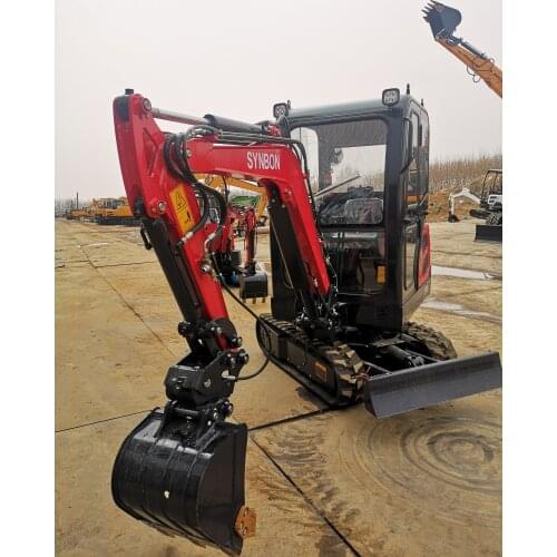 Mini Digging Machine 1.8Ton Crawler Excavator With Enclosed Cabin SY601.8