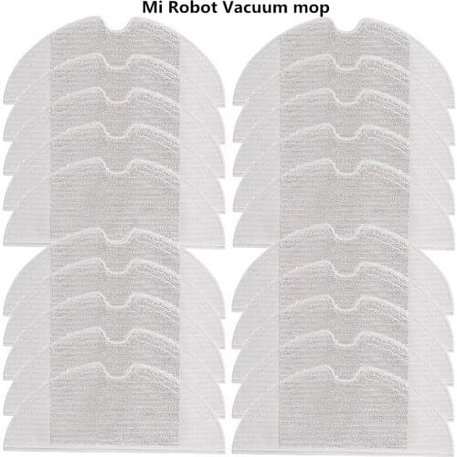 20pcs Washable Accessories Mop Cloth For Mi Robot Vacuum mop 1c STYTJ01ZHM Robot Vacuum Cleaner Parts Kits
