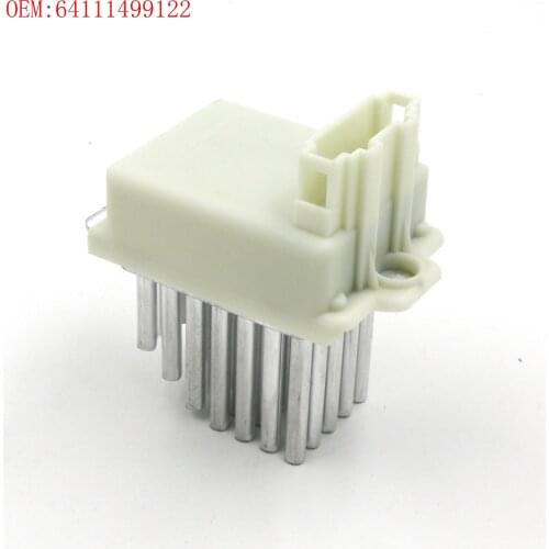 NEW Car 64111499122 For Mini Cooper R50 R52 R53 A/C Blower Regulator Motor Resistor K106058/0917225/V20-79-0010/V20790010/1499