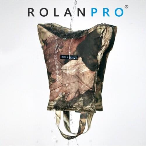 ROLANPRO waterproof Lens Gun Window Pillow Lens Gun Pillow Photographic Bean Bag( With openings, must be self loading) Empty Bag