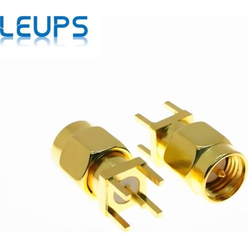 20PCS SMA Male Plug Center Solder PCB Mount RF Connector