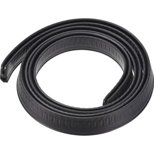 Uxcell 1 Pcs Trim Seal with Top Bulb, EPDM Rubber Seal Fits 1-2mm Edge 1M ,0.67inch Height for Home DIY Application