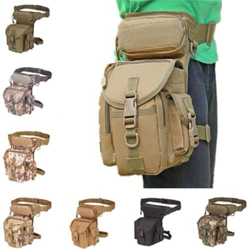 Military Waist Fanny Pack Weapons Tactics Ride Leg Bag For Men Waterproof Drop Utility Thigh Pouch Multi-Purpose Hip Belt