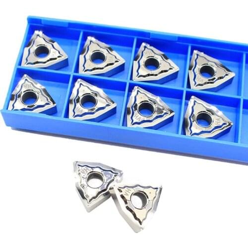 10PCS WNMG080408 HA H01 Aluminum Cutter Turning Tool WNMG080408 CNC Tools Alloy wood Blade Insert Cutting Tool